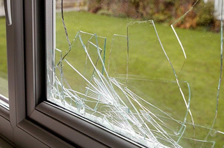 repair broken window pane