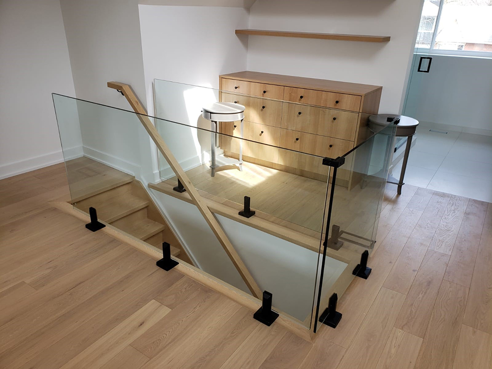 interior glass railing interior glass railing