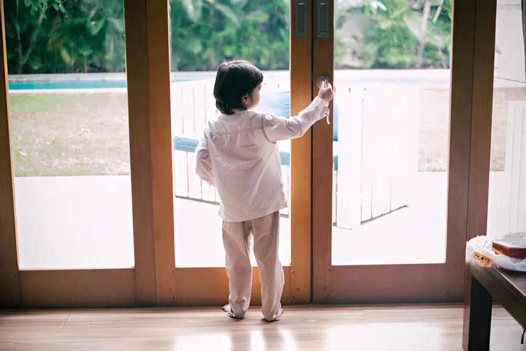 Childproof Glass Door