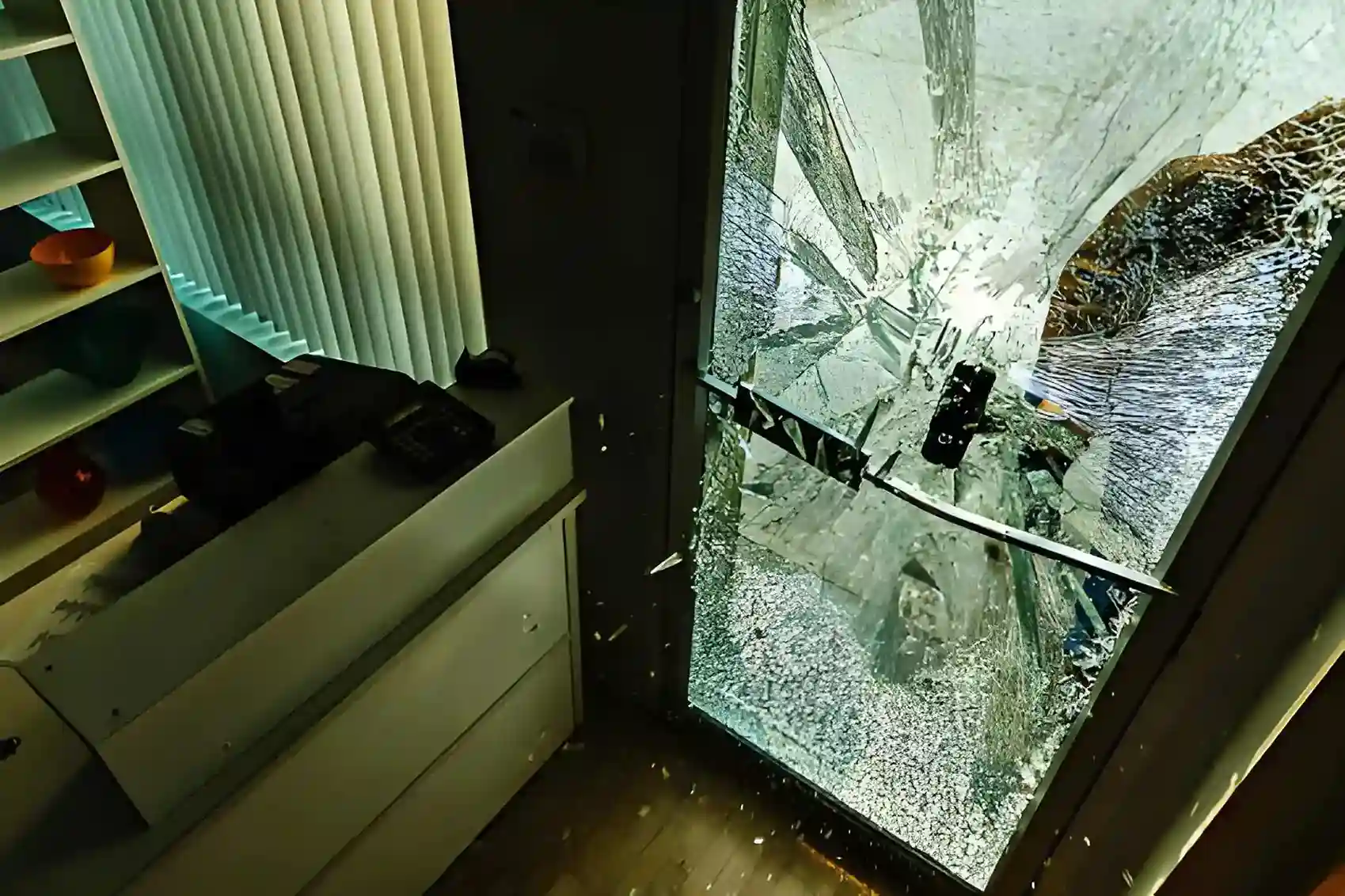 Storefront Glass Break-In