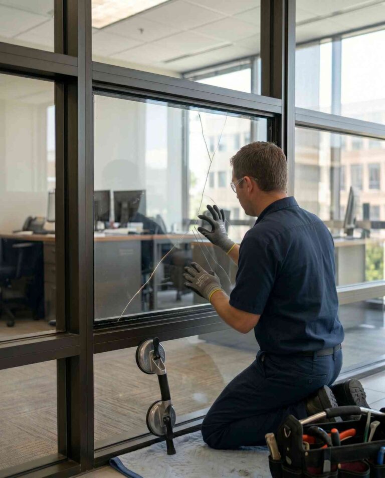 Glass fixer